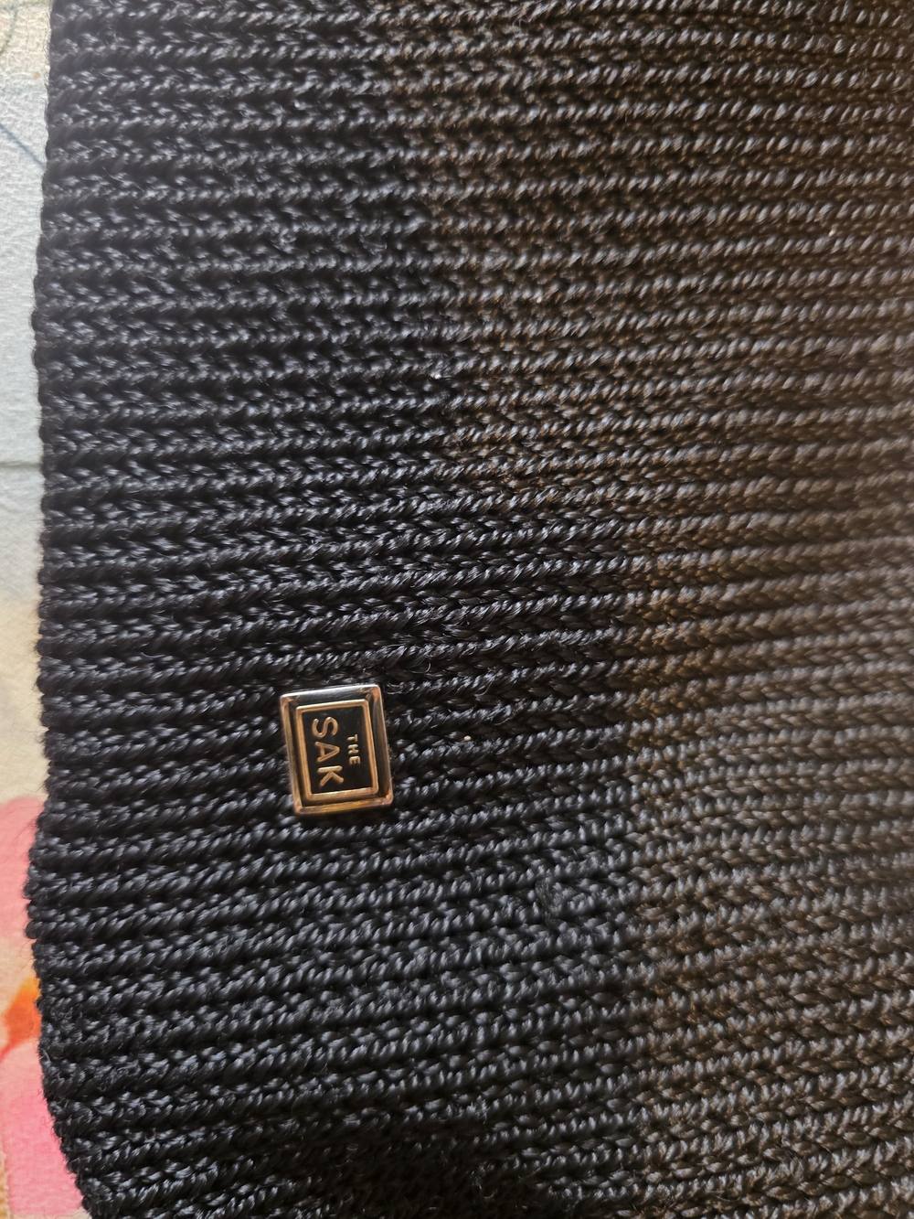 The Sak Black Woven Shoulder Bag - Picture 2 of 4